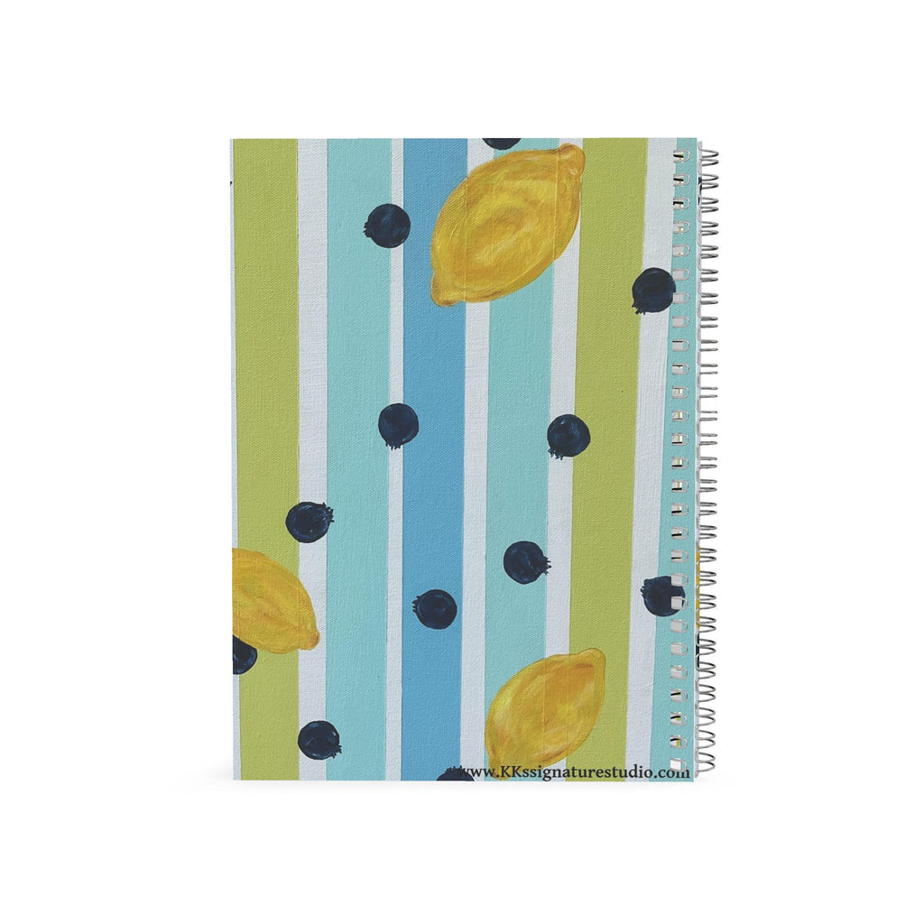 Spiral Notebooks: Blueberry Lemonade