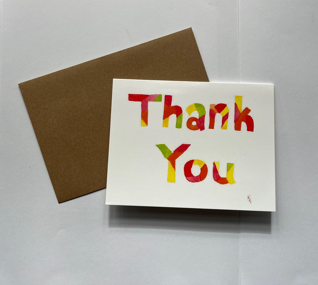 Greeting Card : Thank You
