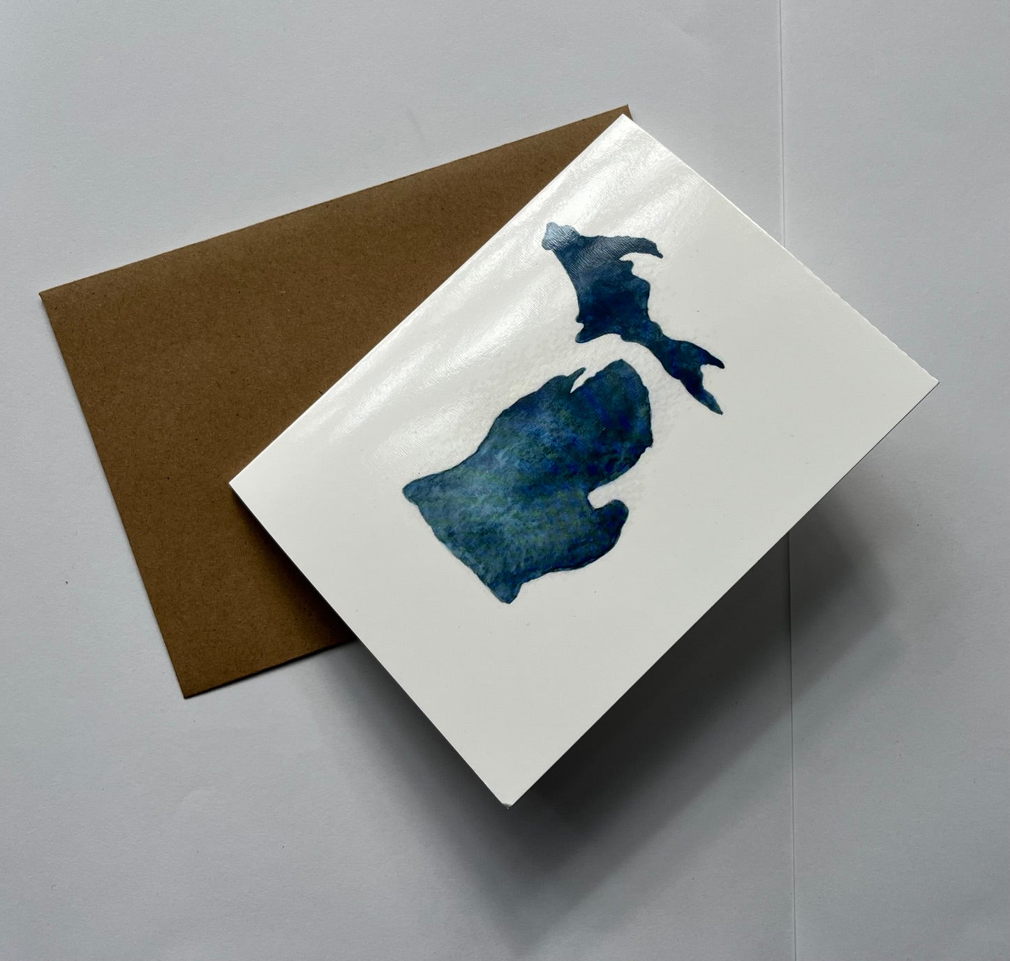 Greeting Card : Michigan