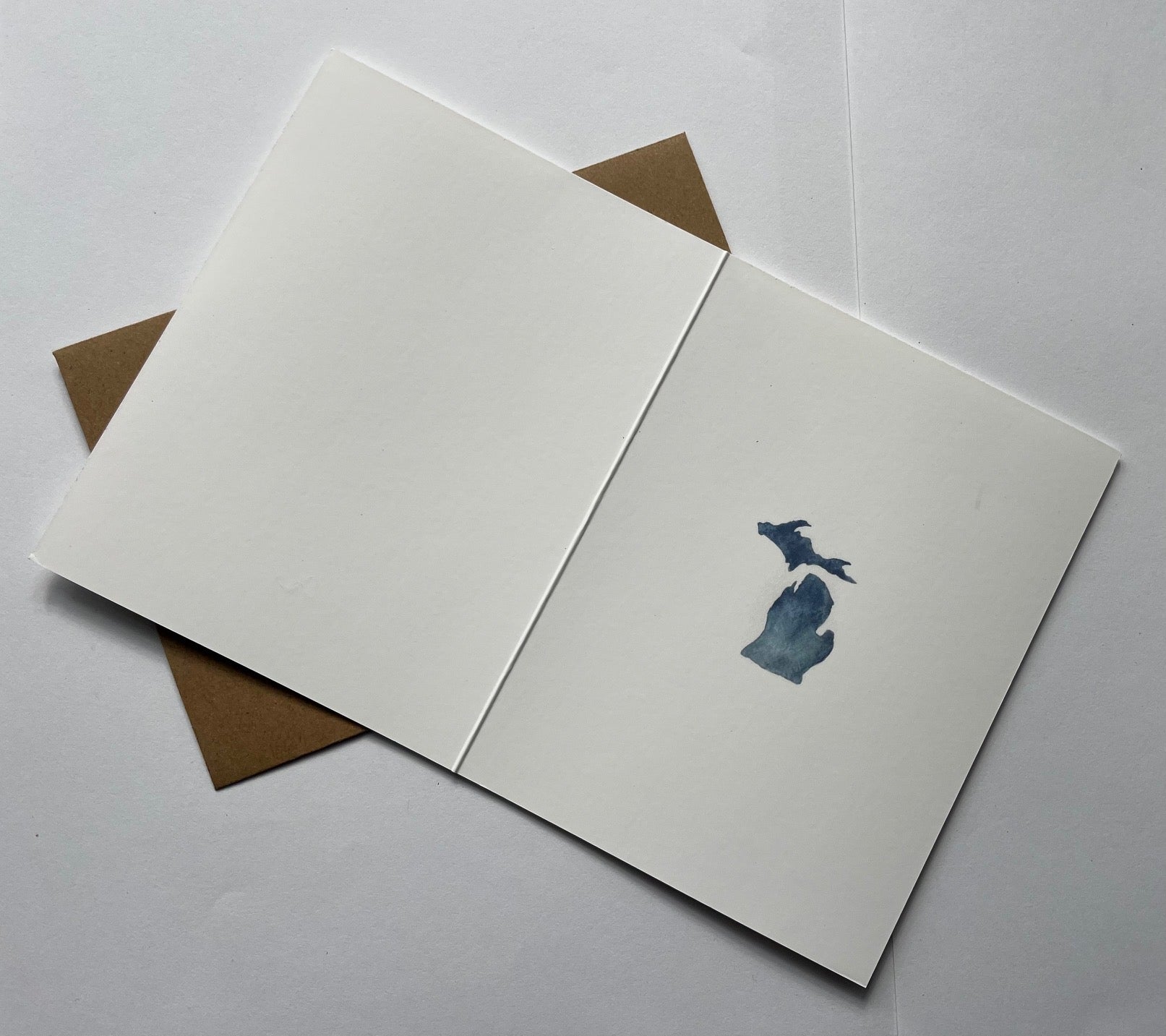 Greeting Card : Michigan