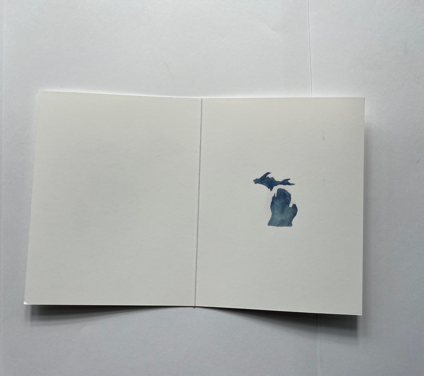 Greeting Card : Michigan