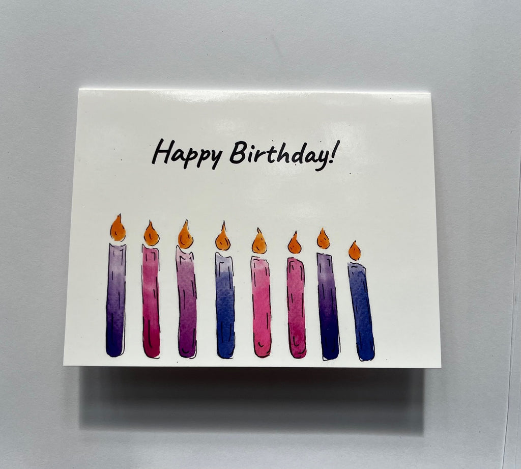 Birthday Card : Candles