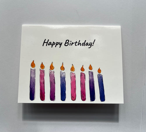 Birthday Card : Candles