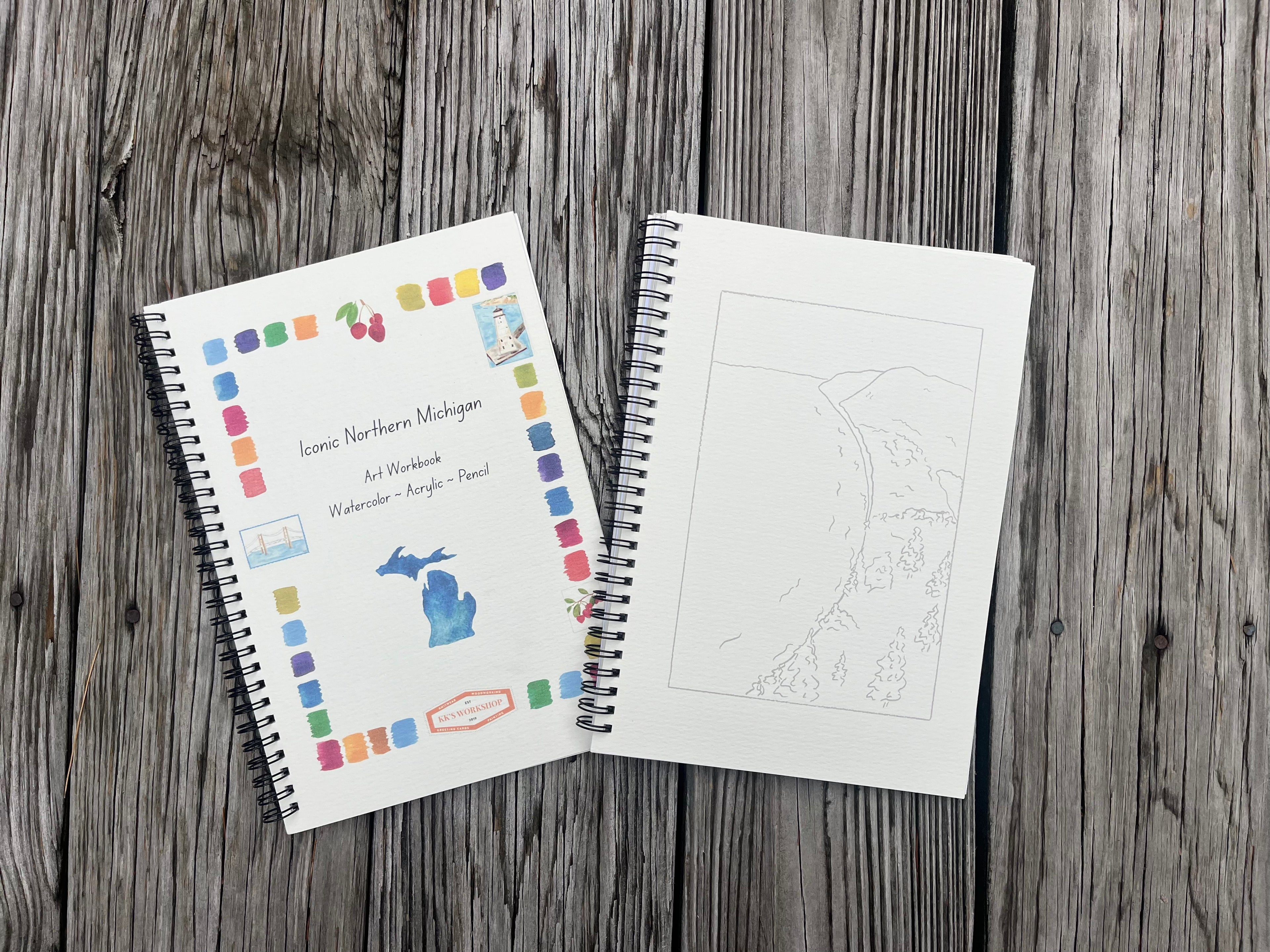 Art Workbook : Iconic Northern Michigan