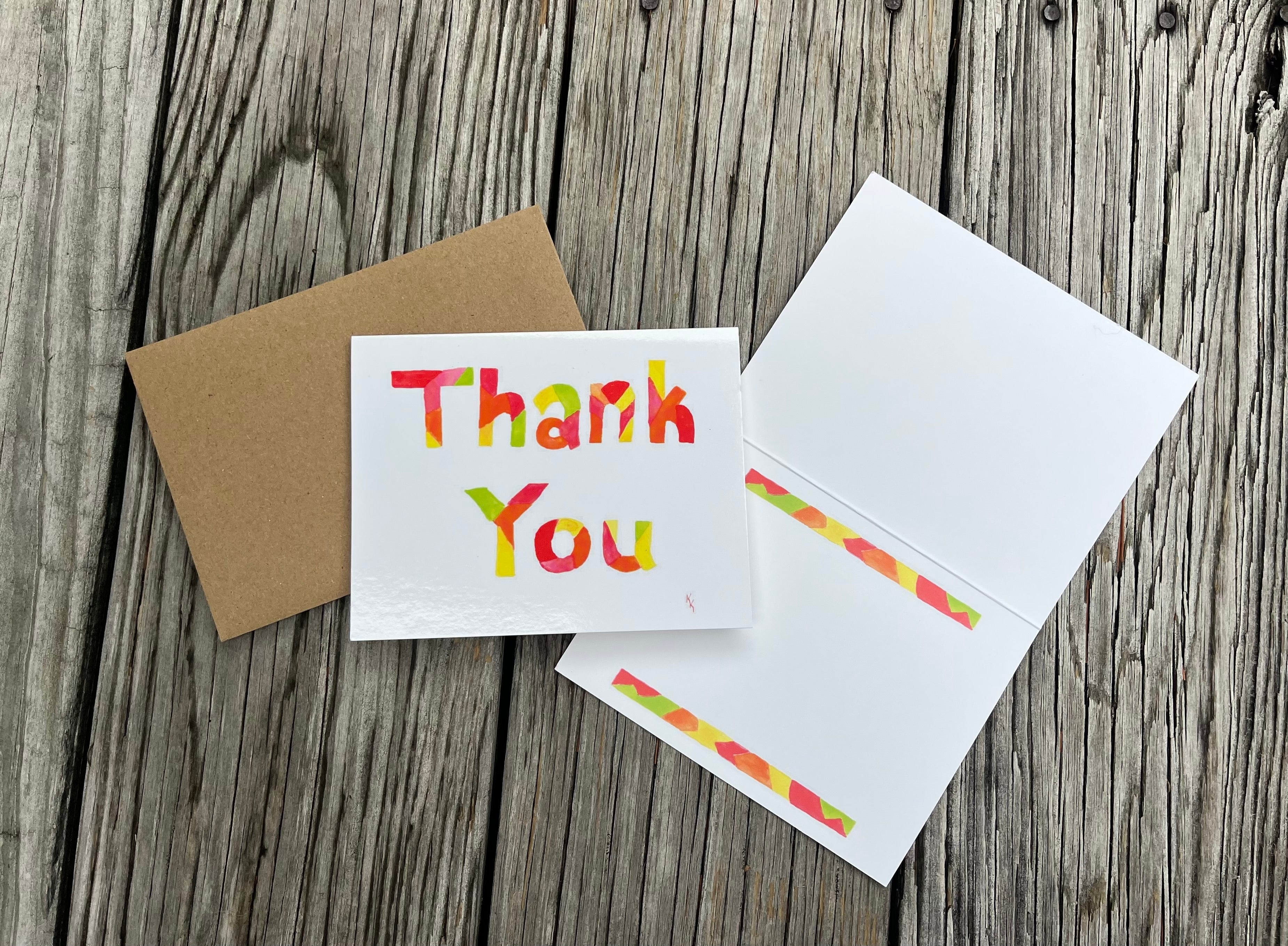 Greeting Card : Thank You