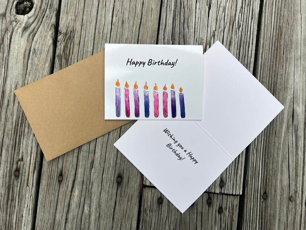 Birthday Card : Candles