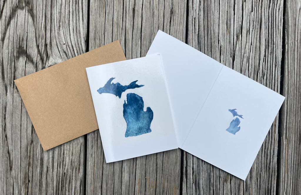Greeting Card : Michigan